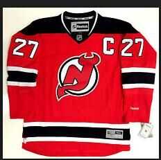 Reebok New Jersey Devils #27 Scott Niedermayer Red Home Authentic Stitched NHL Jersey
