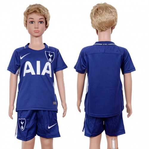 Tottenham Hotspur Blank Away Kid Soccer Club Jersey