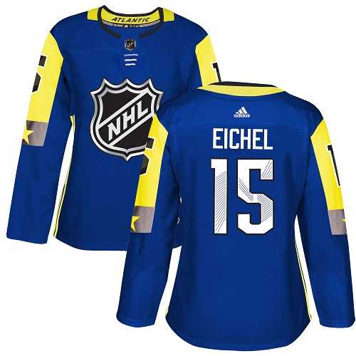 Women's Adidas Buffalo Sabres #15 Jack Eichel Royal 2018 All-Star Atlantic Division Authentic Stitched NHL
