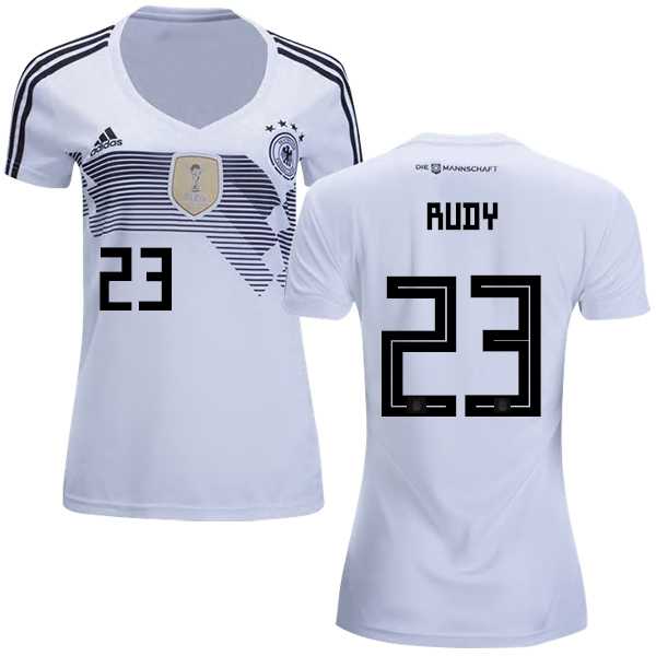 Women's Germany #23 Rudy White Home Soccer Country Jersey