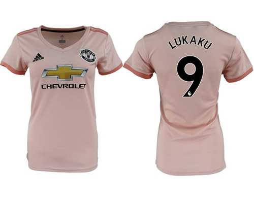 Women's Manchester United #9 Lukaku Away Soccer Club Jersey