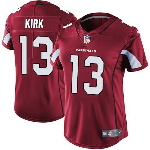 Women's Nike Arizona Cardinals #13 Christian Kirk Red Team Color Stitched NFL Vapor Untouchable Limited Jersey