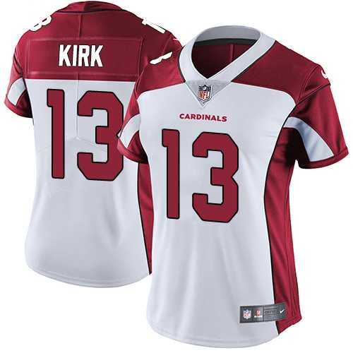 Women's Nike Arizona Cardinals #13 Christian Kirk White Stitched NFL Vapor Untouchable Limited Jersey