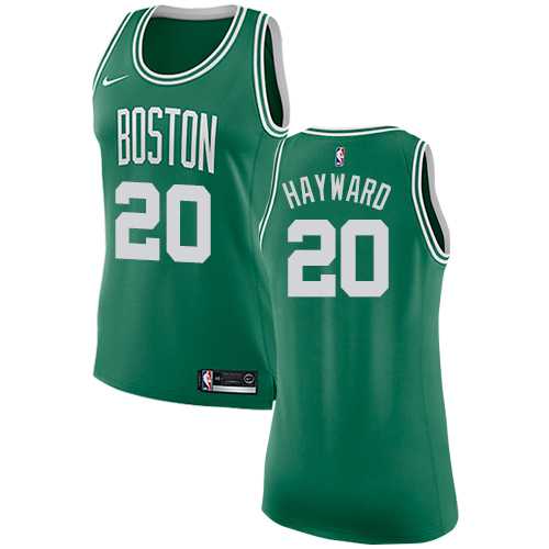 Women's Nike Boston Celtics #20 Gordon Hayward Green NBA Swingman Icon Edition Jersey