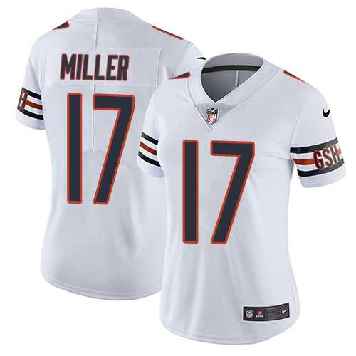 Women's Nike Chicago Bears #17 Anthony Miller White Stitched NFL Vapor Untouchable Limited Jersey Women's Nike Chicago Bears #17 Anthony Miller White Stitched NFL Vapor Untouchable Limited Jersey