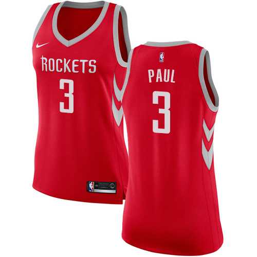 Women's Nike Houston Rockets #3 Chris Paul Red NBA Swingman Icon Edition Jersey