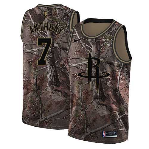 Women's Nike Houston Rockets #7 Carmelo Anthony Camo NBA Swingman Realtree Collection Jersey