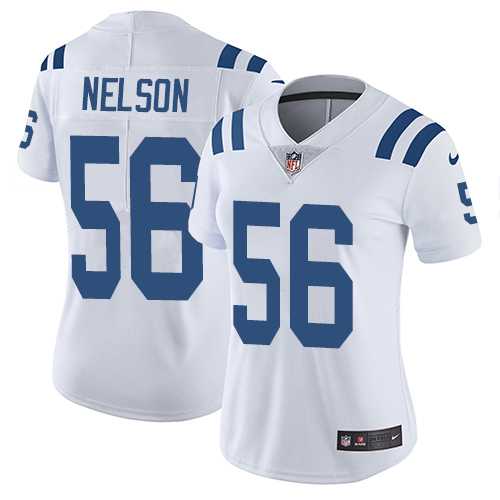 Women's Nike Indianapolis Colts #56 Quenton Nelson White Stitched NFL Vapor Untouchable Limited Jersey