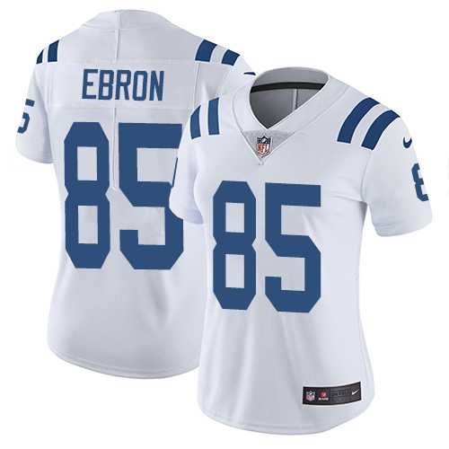 Women's Nike Indianapolis Colts #85 Eric Ebron White Stitched NFL Vapor Untouchable Limited Jersey