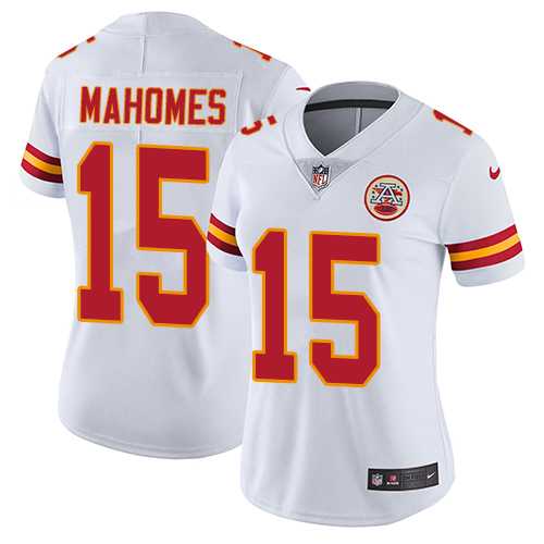 Women's Nike Kansas City Chiefs #15 Patrick Mahomes White Stitched NFL Vapor Untouchable Limited Jersey