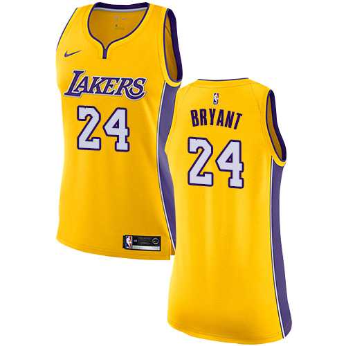 Women's Nike Los Angeles Lakers #24 Kobe Bryant Gold NBA Swingman Icon Edition Jersey