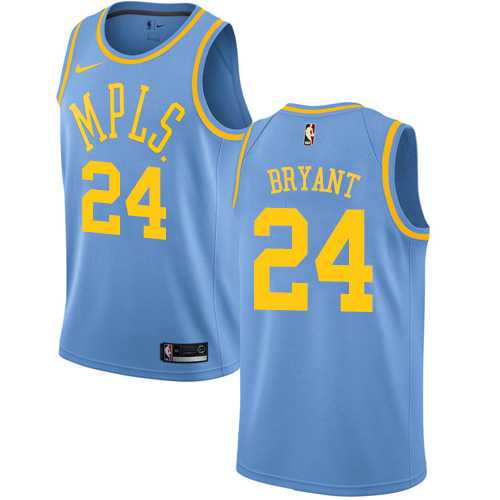 Women's Nike Los Angeles Lakers #24 Kobe Bryant Royal Blue NBA Swingman Hardwood Classics Jersey