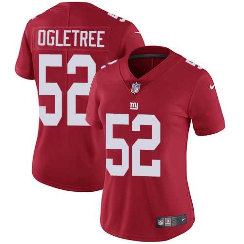 Women's Nike New York Giants #52 Alec Ogletree Red Alternate Stitched NFL Vapor Untouchable Limited Jersey Women's Nike New York Giants #52 Alec Ogletree Red Alternate Stitched NFL Vapor Untouchable Limited Jersey