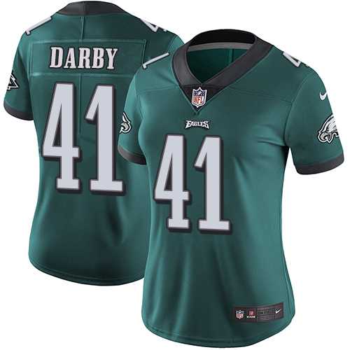 Women's Nike Philadelphia Eagles #41 Ronald Darby Midnight Green Team Color Stitched NFL Vapor Untouchable Limited Jersey
