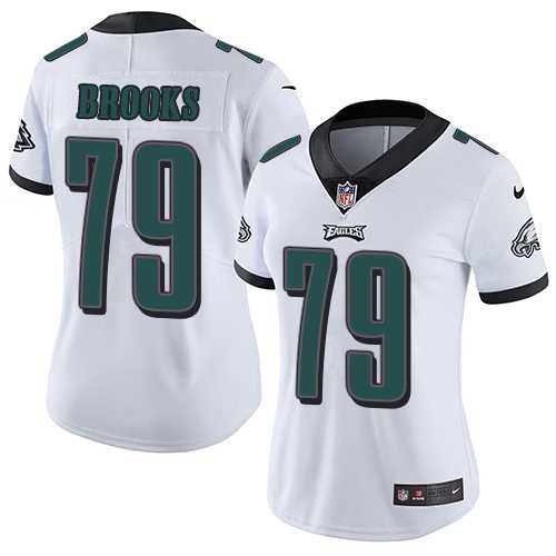 Women's Nike Philadelphia Eagles #79 Brandon Brooks White Stitched NFL Vapor Untouchable Limited Jersey Women's Nike Philadelphia Eagles #79 Brandon Brooks White Stitched NFL Vapor Untouchable Limited Jersey