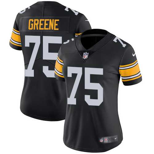 Women's Nike Pittsburgh Steelers #75 Joe Greene Black Alternate Stitched NFL Vapor Untouchable Limited Jersey Women's Nike Pittsburgh Steelers #75 Joe Greene Black Alternate Stitched NFL Vapor Untouchable Limited Jersey