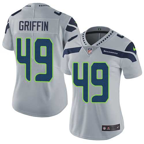 Women's Nike Seattle Seahawks #49 Shaquem Griffin Grey Alternate Stitched NFL Vapor Untouchable Limited Jersey