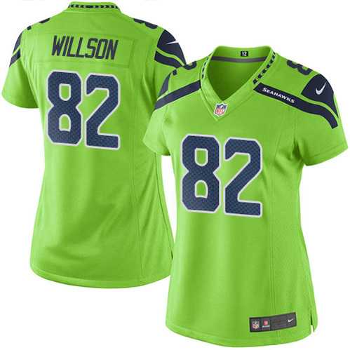 Women's Nike Seattle Seahawks #82 Luke Willson Green Men's Stitched NFL Limited Rush Jersey