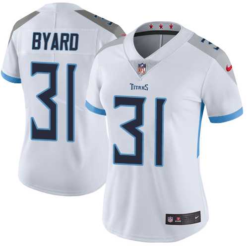 Women's Nike Tennessee Titans #31 Kevin Byard White Stitched NFL Vapor Untouchable Limited Jersey