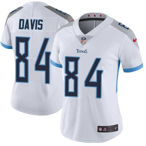 Women's Nike Tennessee Titans #84 Corey Davis White Stitched NFL Vapor Untouchable Limited Jersey