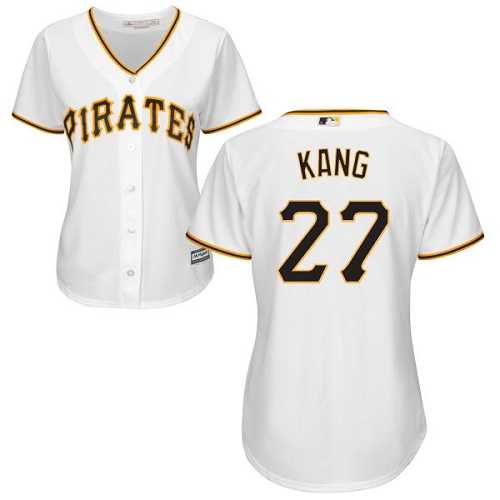 Women's Pittsburgh Pirates #27 Jung-ho Kang White Home Stitched MLB