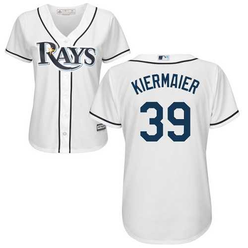 Women's Tampa Bay Rays #39 Kevin Kiermaier White Home Stitched MLB Jersey