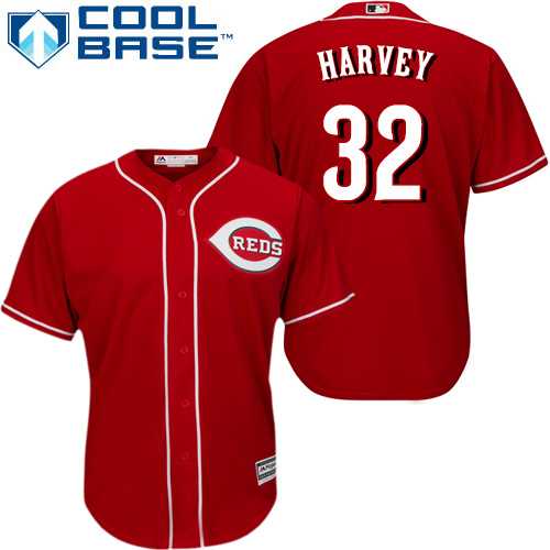 Youth Cincinnati Reds #32 Matt Harvey Red Cool Base Stitched MLB