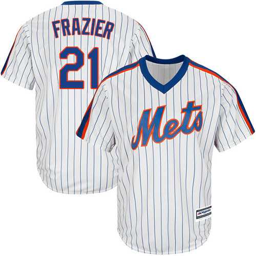 Youth New York Mets #21 Todd Frazier White(Blue Strip) Alternate Cool Base Stitched MLB