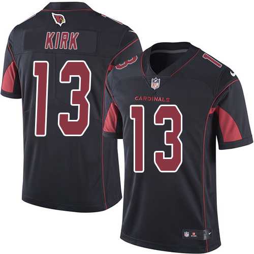 Youth Nike Arizona Cardinals #13 Christian Kirk Black Stitched NFL Limited Rush Jersey