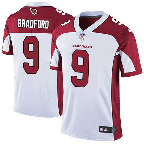 Youth Nike Arizona Cardinals #9 Sam Bradford White Stitched NFL Vapor Untouchable Limited Jersey