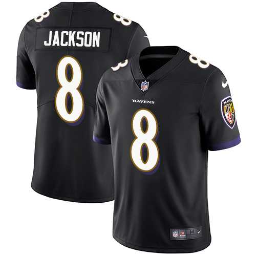 Youth Nike Baltimore Ravens #8 Lamar Jackson Black Alternate Stitched NFL Vapor Untouchable Limited Jersey Youth Nike Baltimore Ravens #8 Lamar Jackson Black Alternate Stitched NFL Vapor Untouchable Limited Jersey