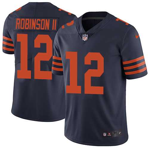 Youth Nike Chicago Bears #12 Allen Robinson II Navy Blue Alternate Stitched NFL Vapor Untouchable Limited Jersey