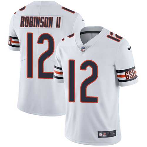 Youth Nike Chicago Bears #12 Allen Robinson II White Stitched NFL Vapor Untouchable Limited Jersey Youth Nike Chicago Bears #12 Allen Robinson II White Stitched NFL Vapor Untouchable Limited Jersey