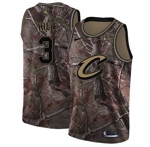 Youth Nike Cleveland Cavaliers #3 George Hill Camo NBA Swingman Realtree Collection Jersey