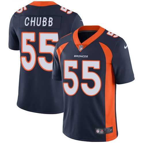 Youth Nike Denver Broncos #55 Bradley Chubb Blue Alternate Stitched NFL Vapor Untouchable Limited Jersey