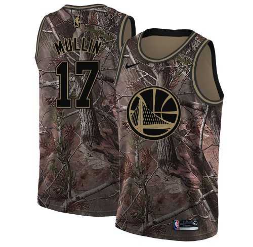 Youth Nike Golden State Warriors #17 Chris Mullin Camo NBA Swingman Realtree Collection Jersey