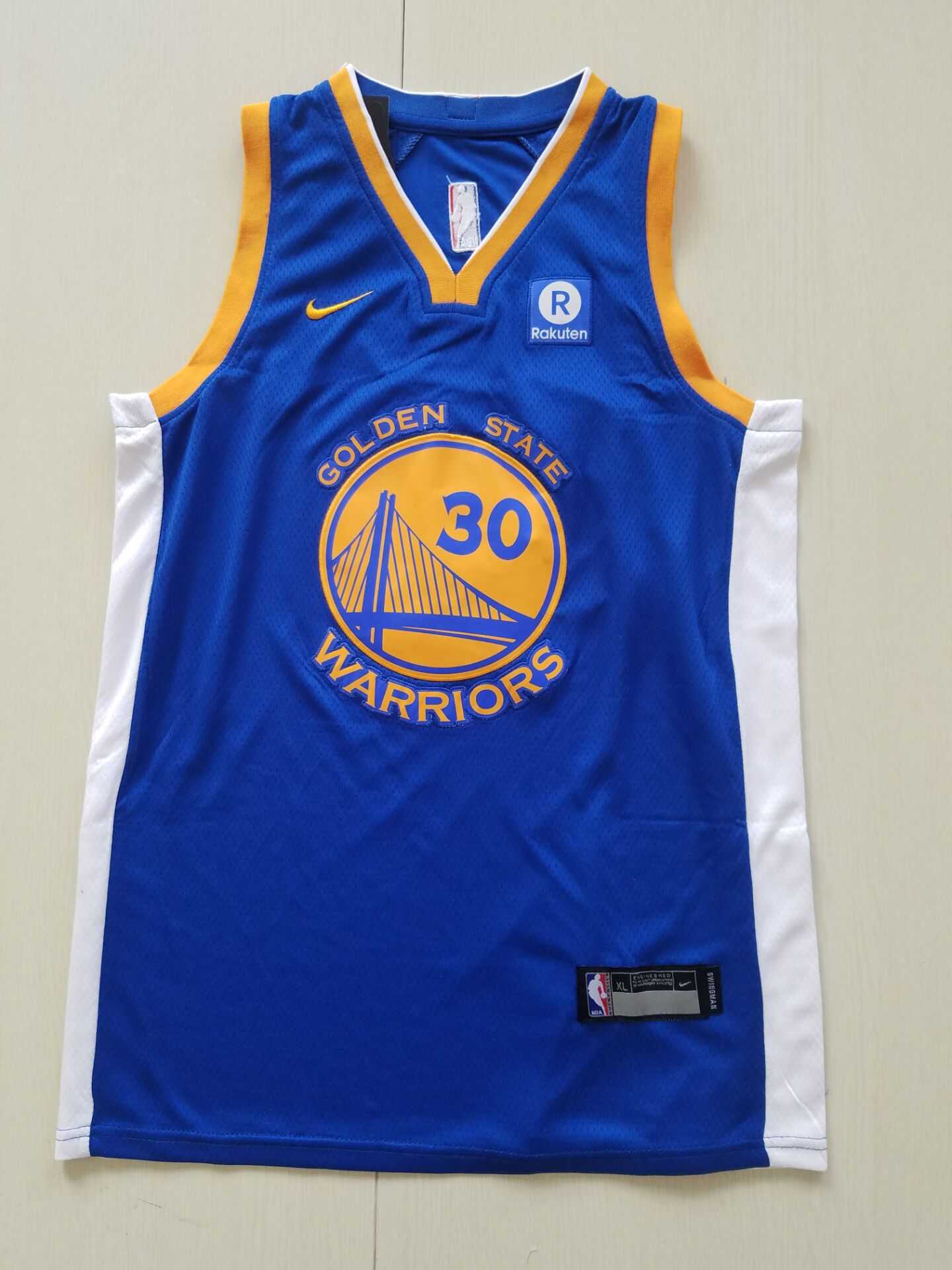 Youth Nike Golden State Warriors #30 Stephen Curry Blue NBA Swingman Icon Edition Jersey