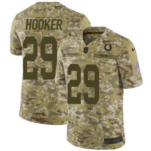 Youth Nike Indianapolis Colts #29 Malik Hooker Camo Stitched NFL Limited 2018 Salute to Service Jersey