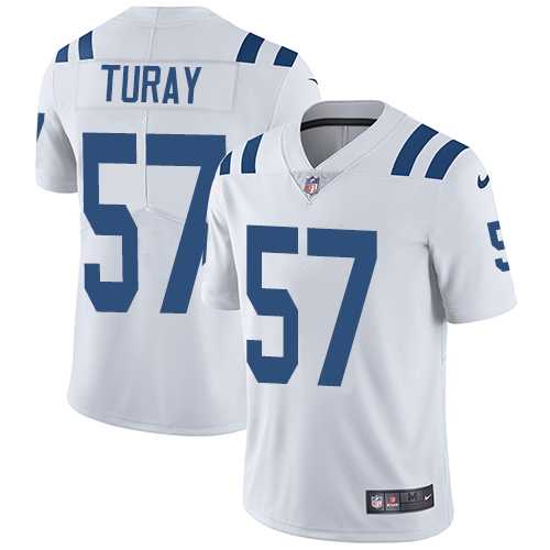 Youth Nike Indianapolis Colts #57 Kemoko Turay White Stitched NFL Vapor Untouchable Limited Jersey