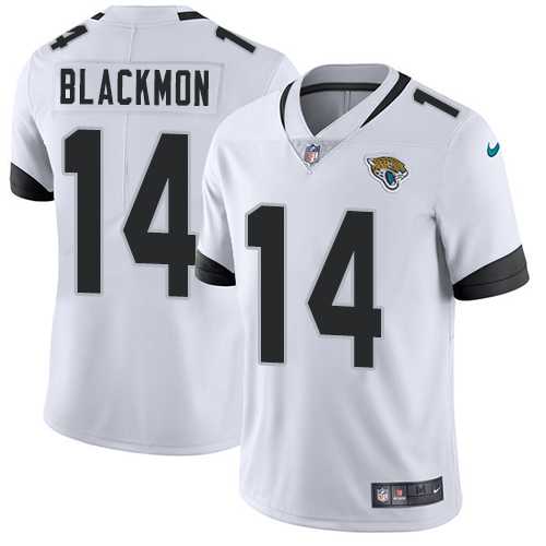 Youth Nike Jacksonville Jaguars #14 Justin Blackmon White Stitched NFL Vapor Untouchable Limited Jersey