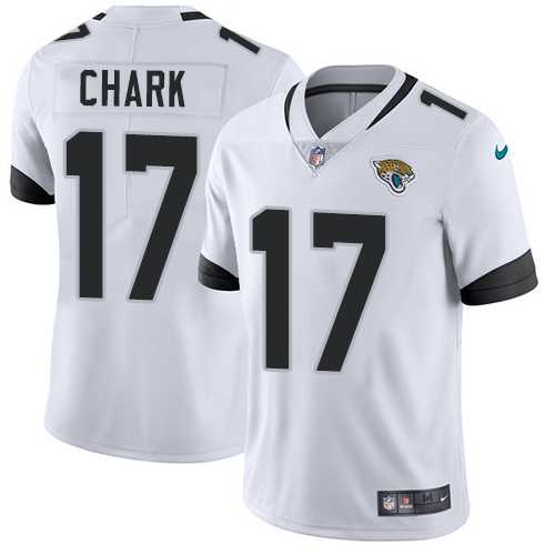 Youth Nike Jacksonville Jaguars #17 DJ Chark White Stitched NFL Vapor Untouchable Limited Jersey Youth Nike Jacksonville Jaguars #17 DJ Chark White Stitched NFL Vapor Untouchable Limited Jersey