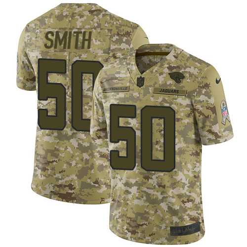 Youth Nike Jacksonville Jaguars #50 Telvin Smith Camo Stitched NFL Limited 2018 Salute to Service Jersey