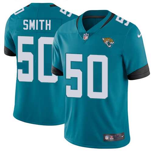 Youth Nike Jacksonville Jaguars #50 Telvin Smith Teal Green Team Color Stitched NFL Vapor Untouchable Limited Jersey