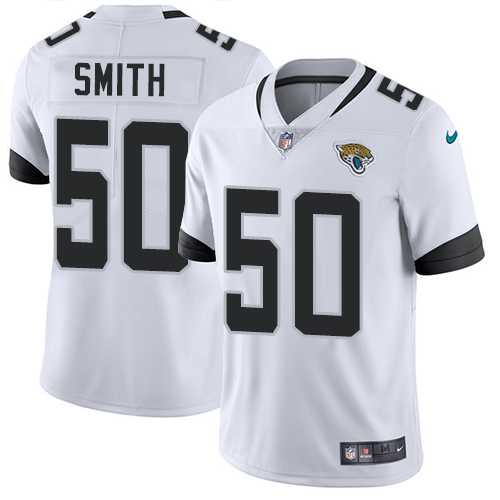 Youth Nike Jacksonville Jaguars #50 Telvin Smith White Stitched NFL Vapor Untouchable Limited Jersey