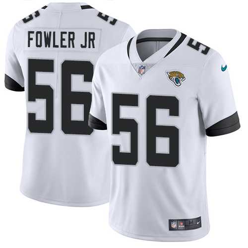 Youth Nike Jacksonville Jaguars #56 Dante Fowler Jr White Stitched NFL Vapor Untouchable Limited Jersey