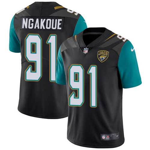 Youth Nike Jacksonville Jaguars #91 Yannick Ngakoue Black Alternate Stitched NFL Vapor Untouchable Limited Jersey