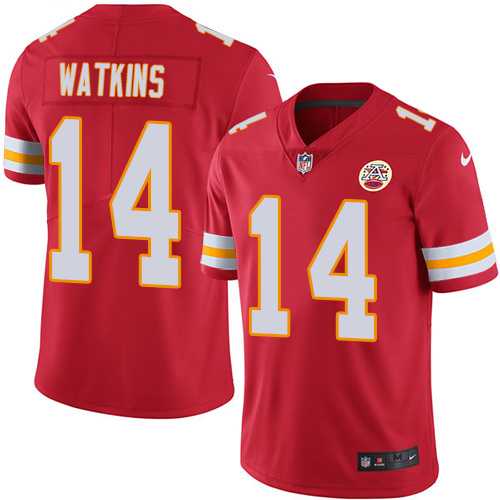 Youth Nike Kansas City Chiefs #14 Sammy Watkins Red Team Color Stitched NFL Vapor Untouchable Limited Jersey