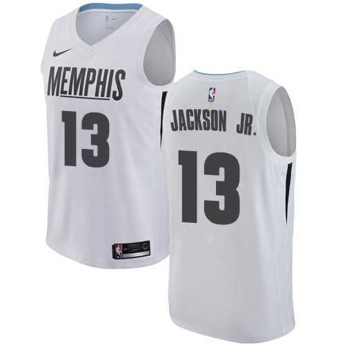 Youth Nike Memphis Grizzlies #13 Jaren Jackson Jr. White NBA Swingman City Edition Jersey