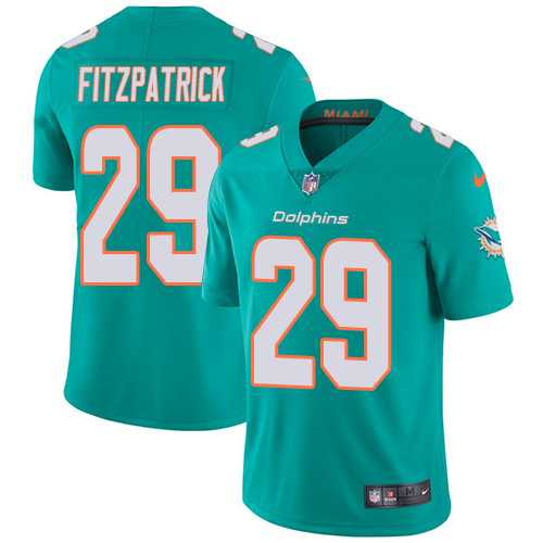Youth Nike Miami Dolphins #29 Minkah Fitzpatrick Aqua Green Team Color Stitched NFL Vapor Untouchable Limited Jersey