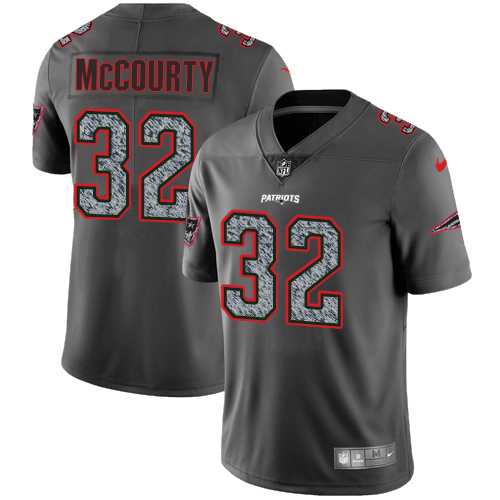 Youth Nike New England Patriots #32 Devin McCourty Gray Static NFL Vapor Untouchable Limited Jersey